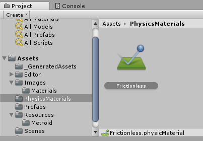 FrictionlessAsset