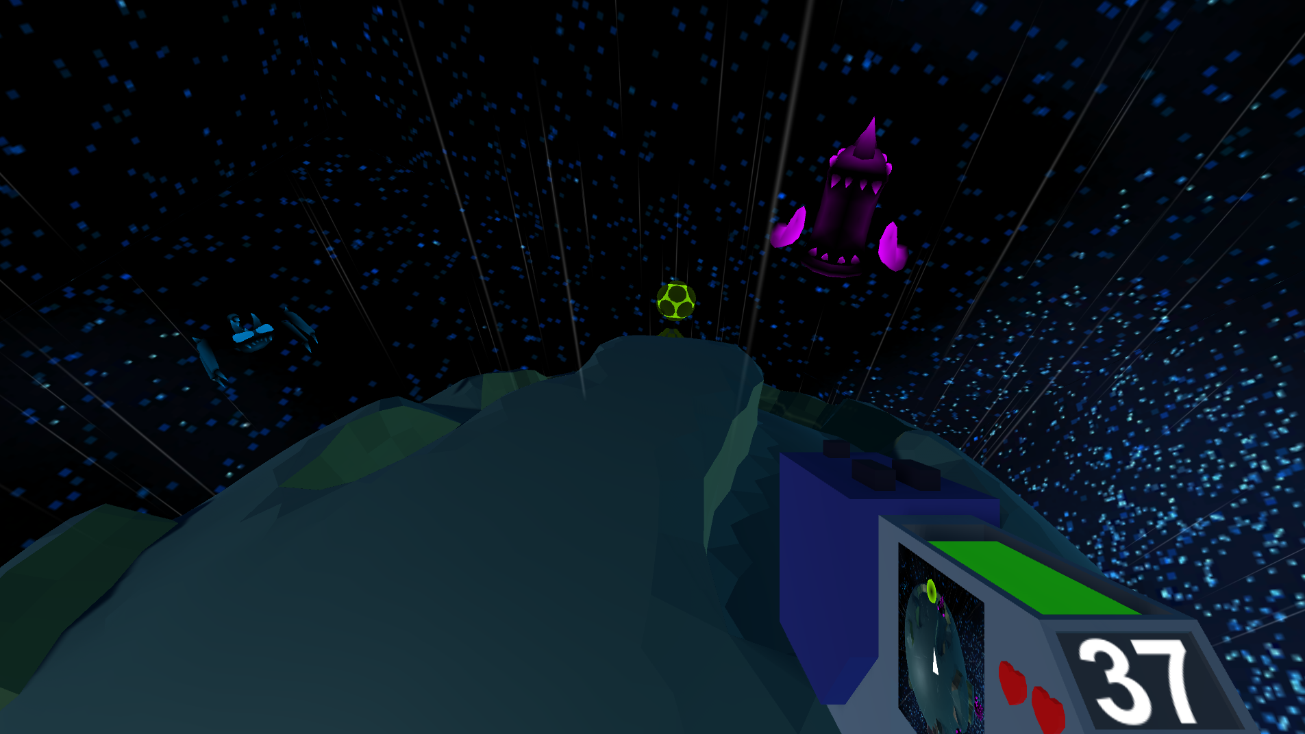 A screenshot of game play.